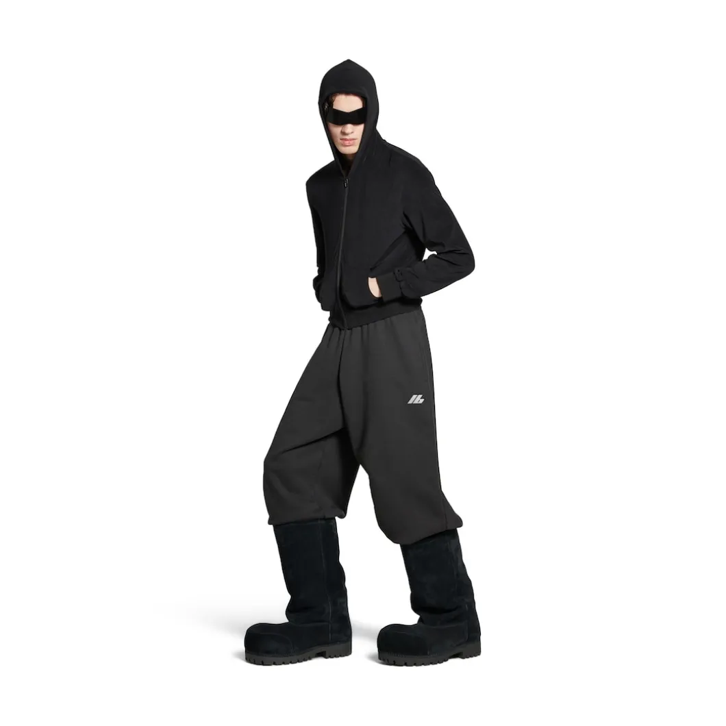Activewear Baggy Sweatpants in Black