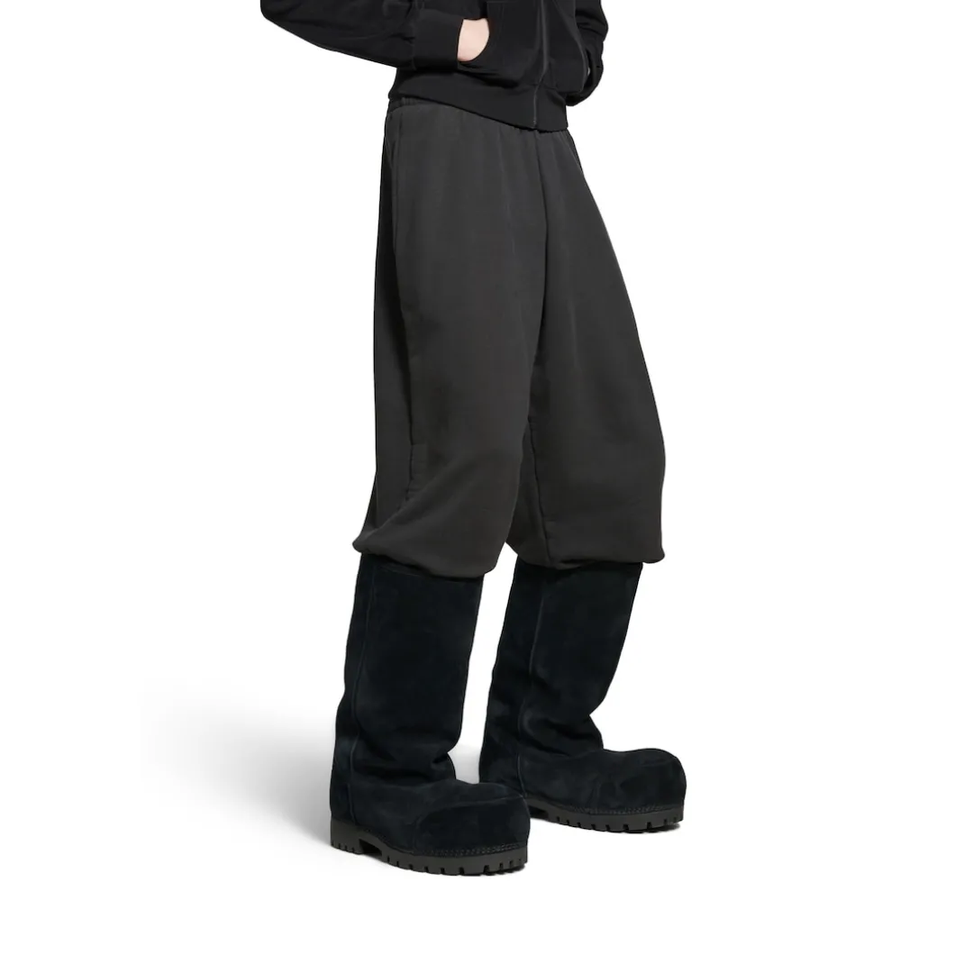 Activewear Baggy Sweatpants in Black