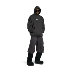 Activewear Hoodie Oversized in Black