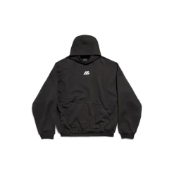 Activewear Hoodie Oversized in Black