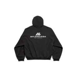 Activewear Hoodie Oversized in Black
