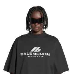 Activewear T-shirt Medium Fit in Black