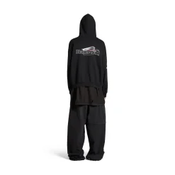 Ai Generated Hoodie Medium Fit in Black/white