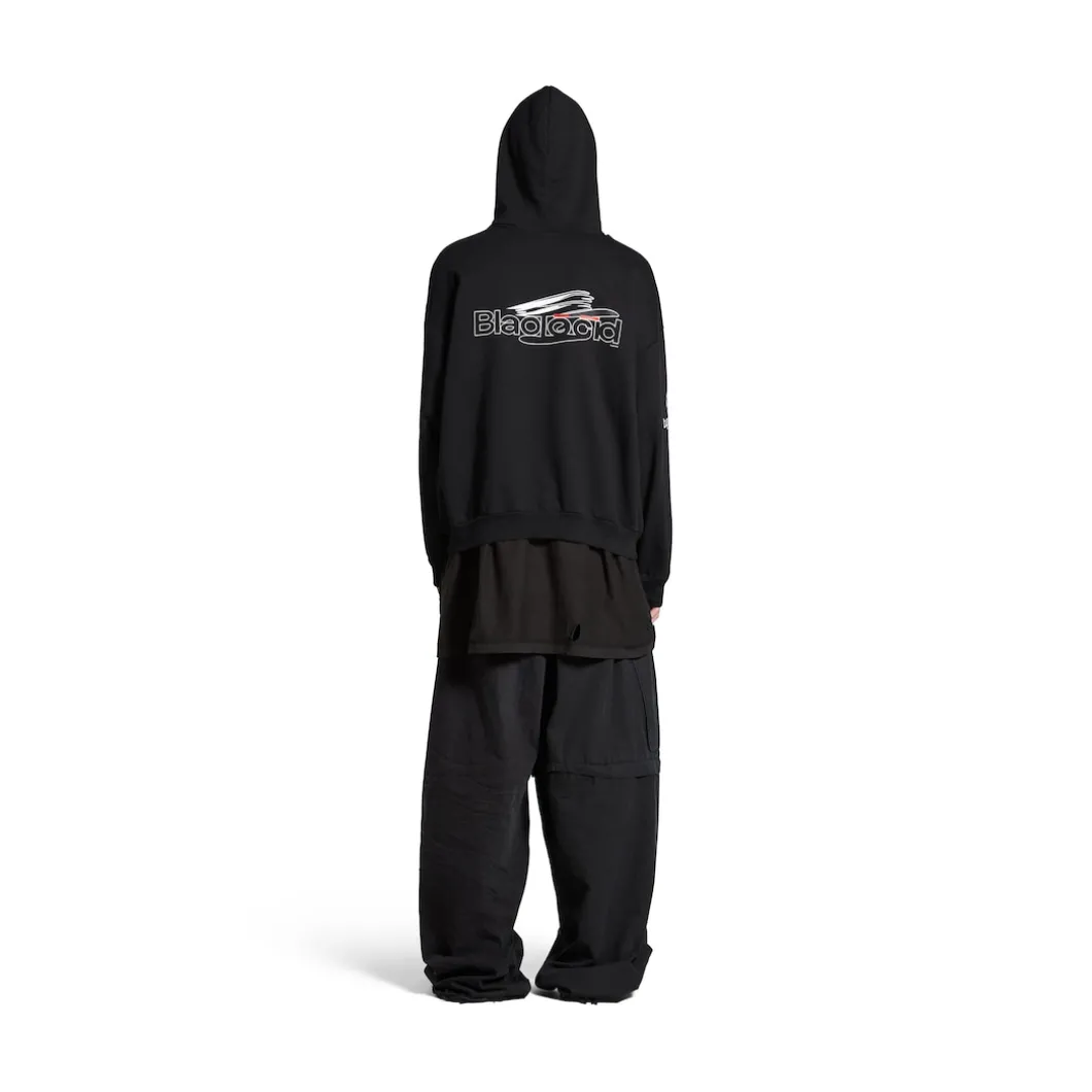 Ai Generated Hoodie Medium Fit in Black/white