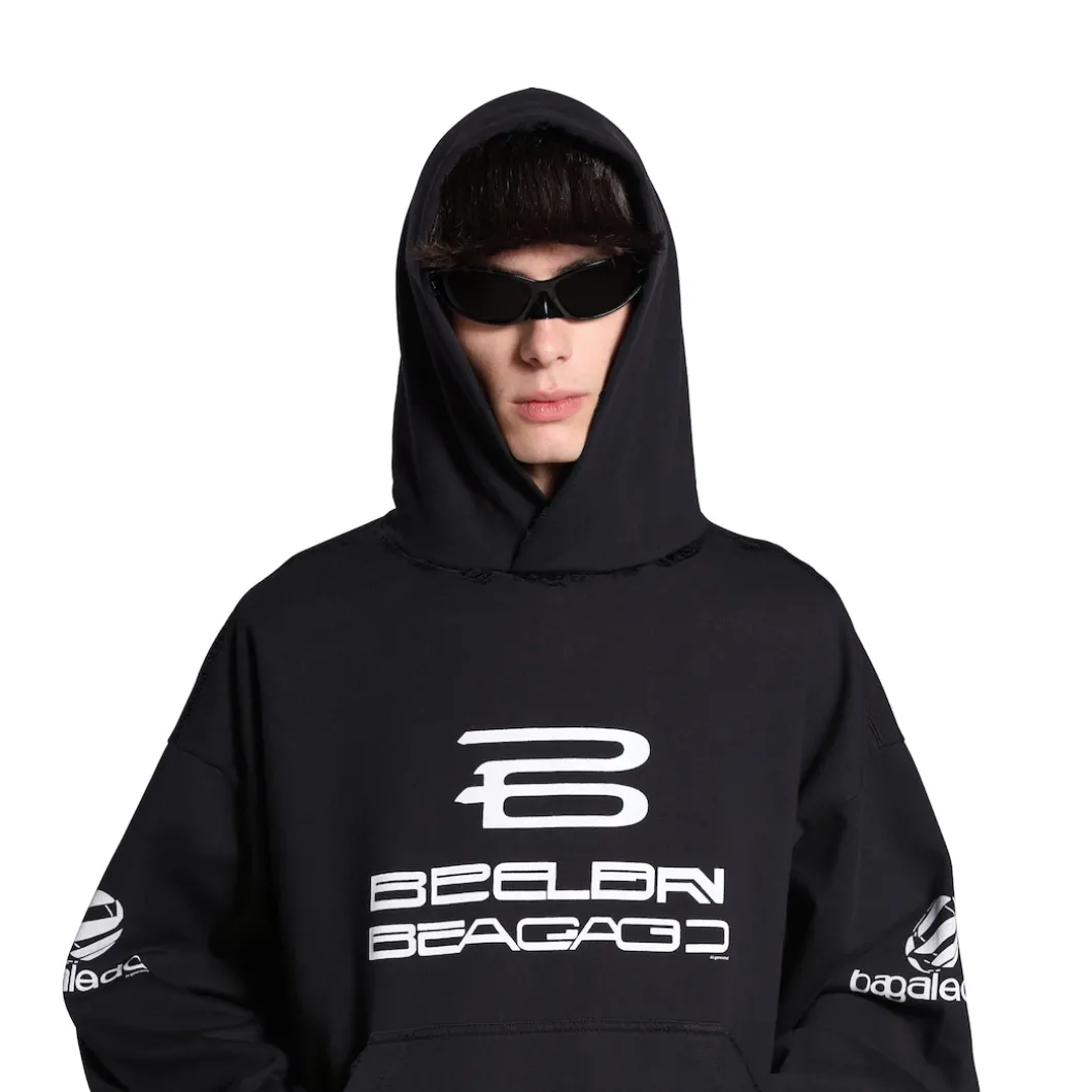 Ai Generated Hoodie Medium Fit in Black/white