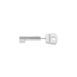 Amour Key Earring in Silver