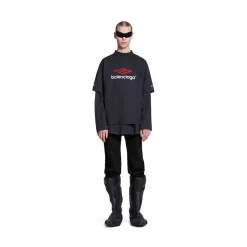 3b Sports Icon T-shirt Medium Fit in Black/red/white