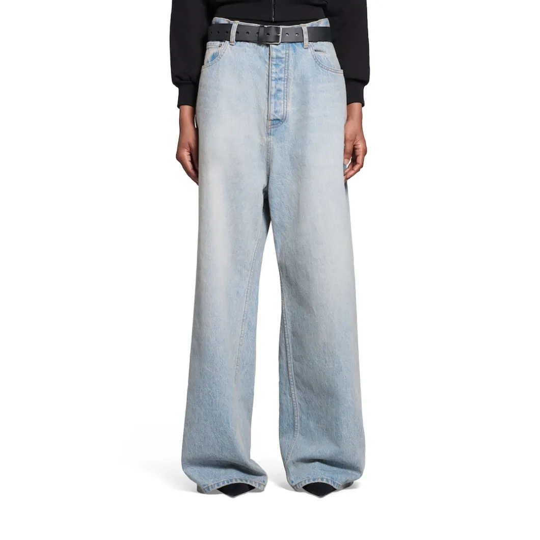 Baggy Pants in Light Blue