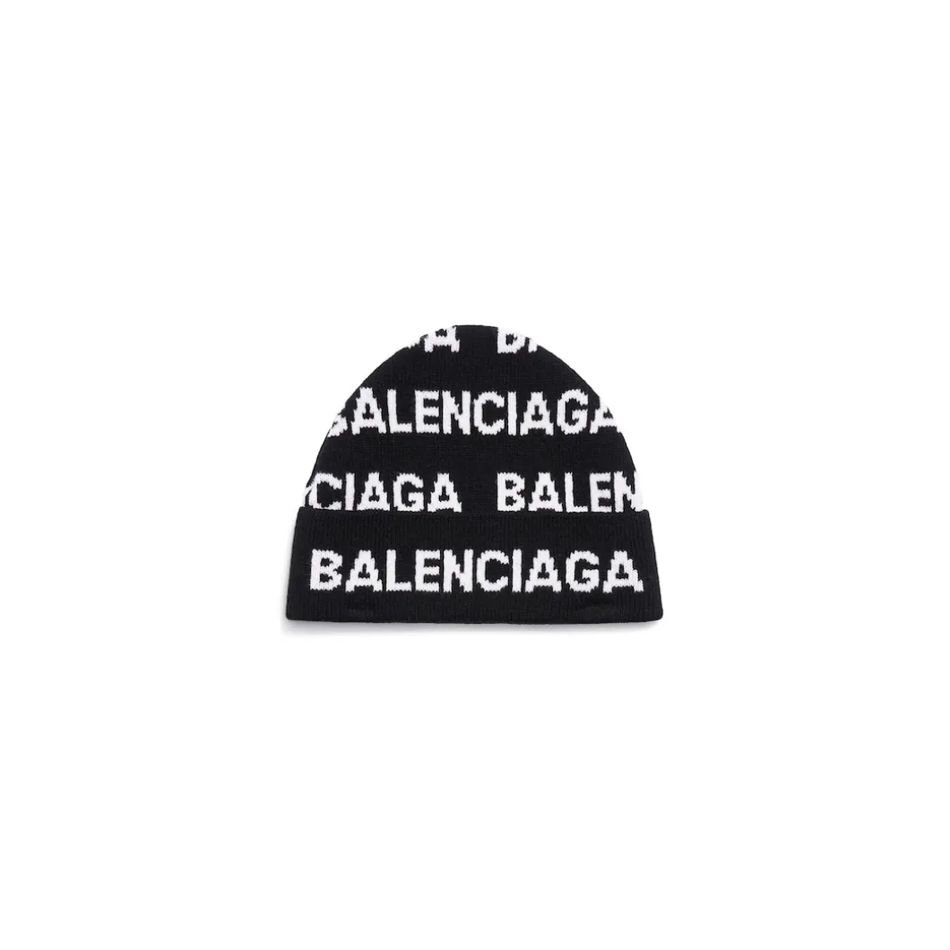 Bal Horizontal Allover Beanie in Black