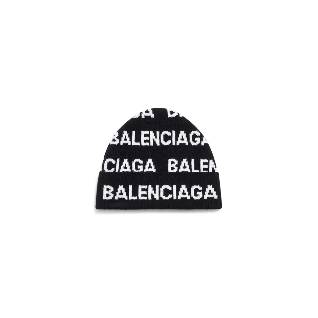 Bal Horizontal Allover Beanie in Black