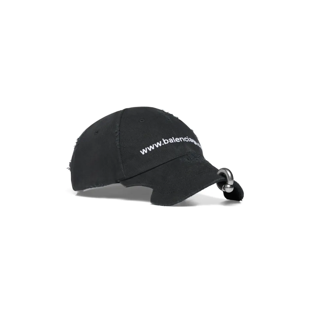 Bal.com Front Piercing Cap in Black Faded