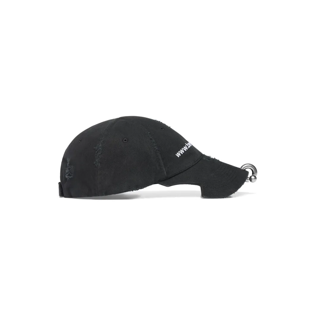 Bal.com Front Piercing Cap in Black Faded
