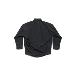 Balenciaga Cocoon Shirt Large Fit in Black