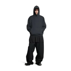 Balenciaga Hand-drawn Hoodie Medium Fit in Black/white