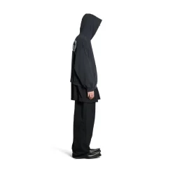 Balenciaga Hand-drawn Hoodie Medium Fit in Black/white