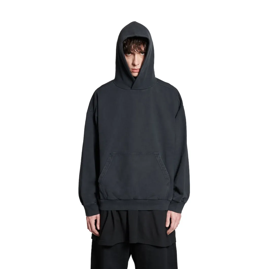 Balenciaga Hand-drawn Hoodie Medium Fit in Black/white