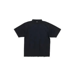 Balenciaga Hand-drawn T-shirt Medium Fit in Black Faded