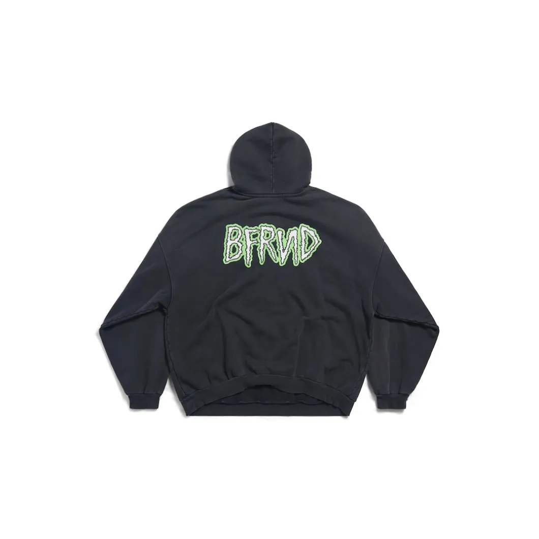 Balenciaga Music | Bfrnd Series Hoodie Large Fit in Black Faded