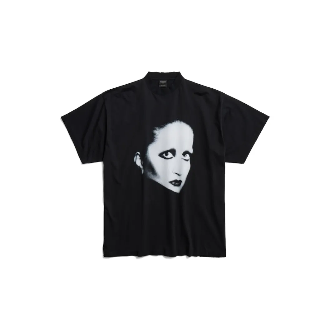 Balenciaga Music | Mina Series T-shirt Oversized in Black/white
