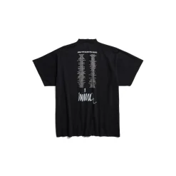 Balenciaga Music | Mina Series T-shirt Oversized in Black/white