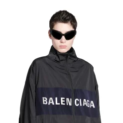 Balenciaga Zip-up Jacket in Black