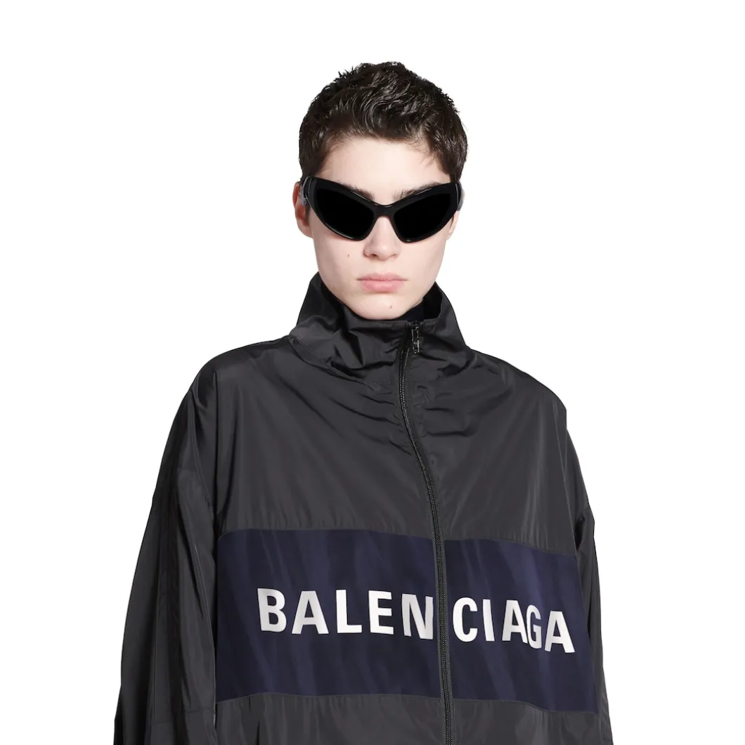 Balenciaga Zip-up Jacket in Black