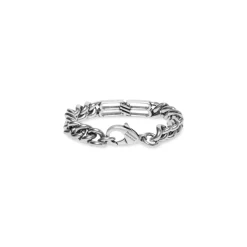 Bb Icon Gourmette Bracelet in Antique Silver