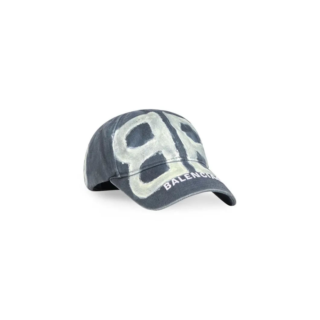 Bb Sprayed Cap in Grey