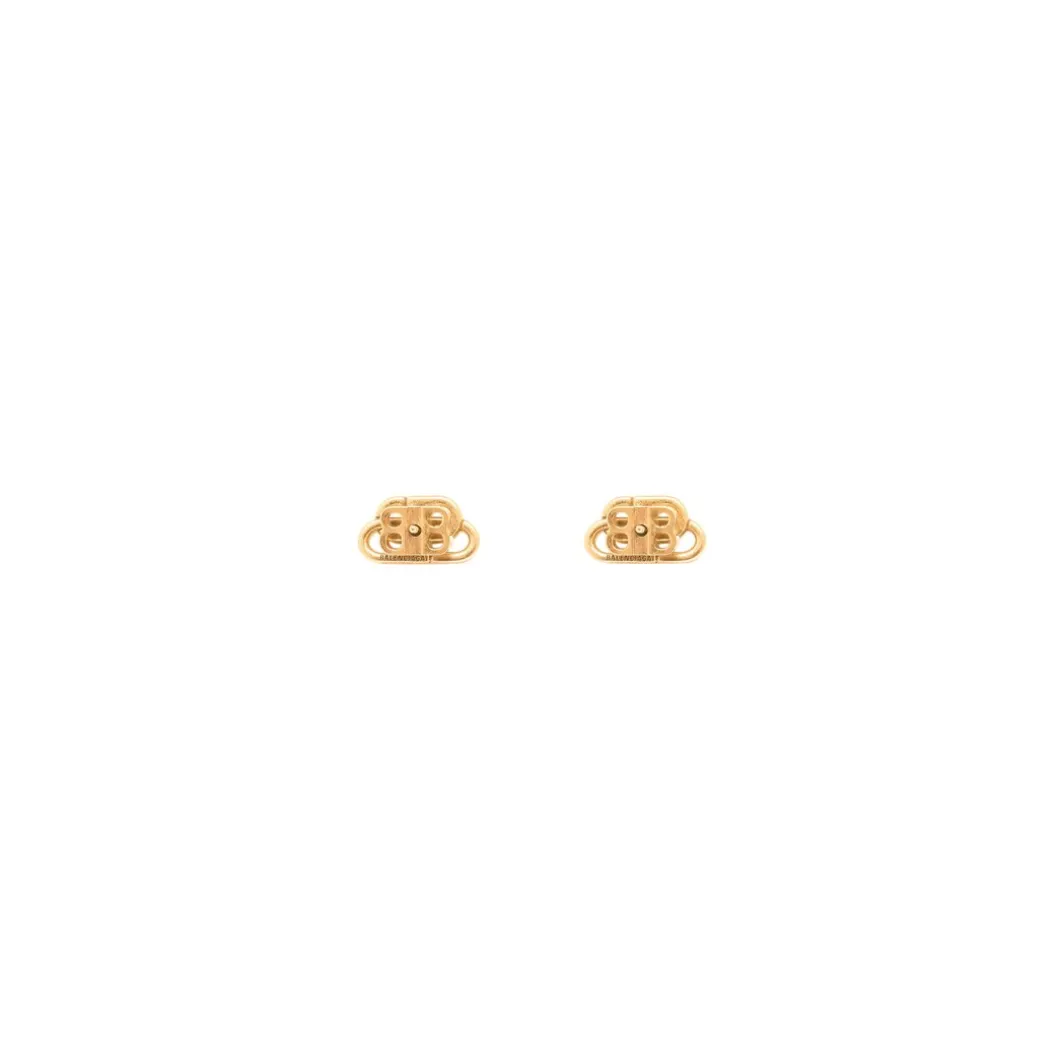 Bb Xs Stud Earrings in Gold
