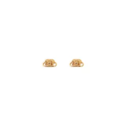 Bb Xs Stud Earrings in Gold