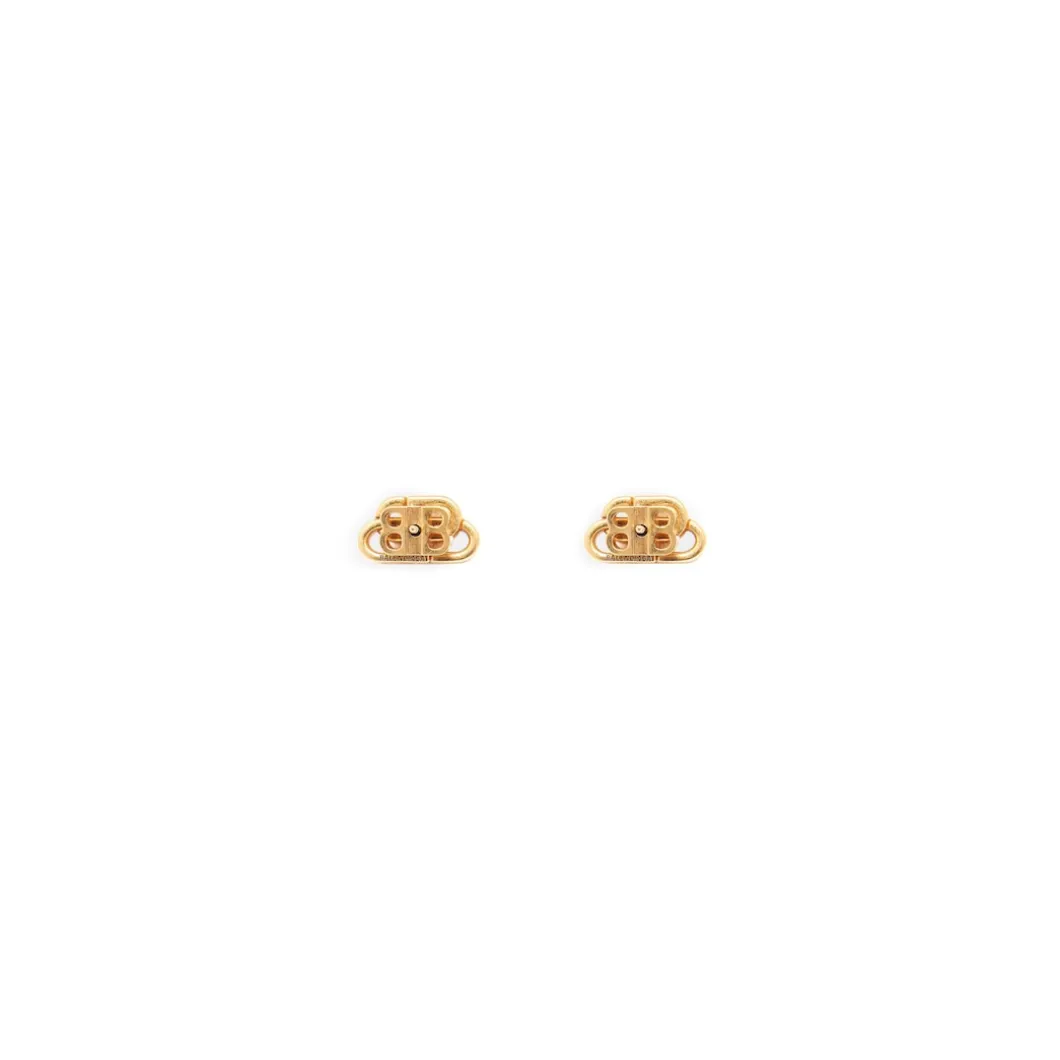 Bb Xs Stud Earrings in Gold