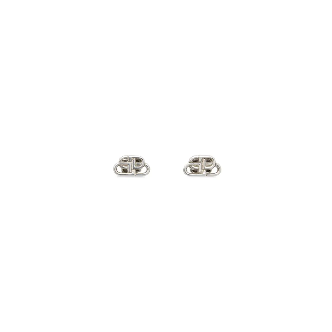 Bb Xs Stud Earrings in Silver