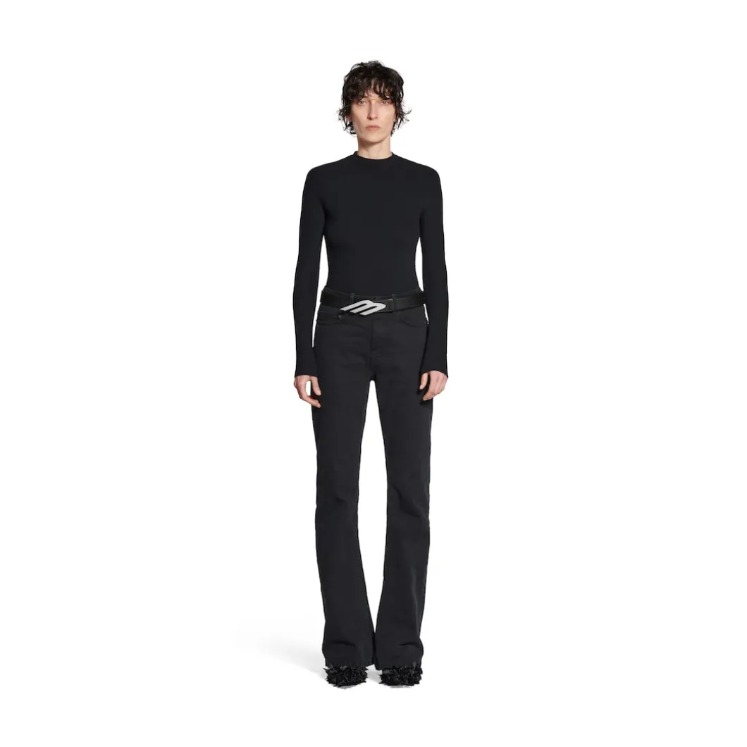 Bootcut Pants in Black