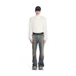 Bootcut Pants in Light Blue