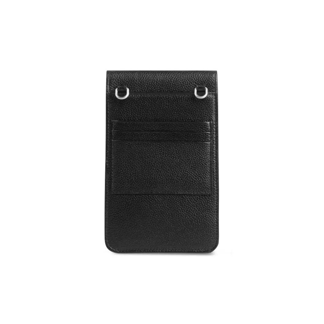 Cash Phone And Card Holder in Black/white