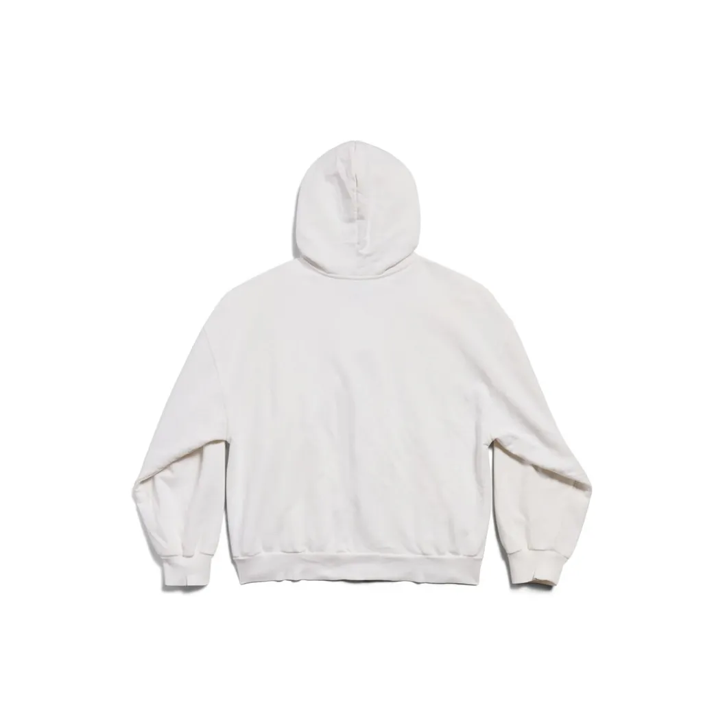 Champs-elysées Zip-up Hoodie Regular Fit in White
