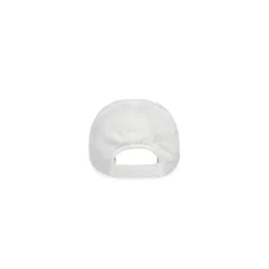 Double Logo Cap in White