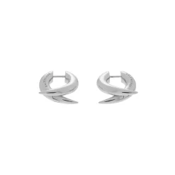 Force Horn Xs Earrings in Silver