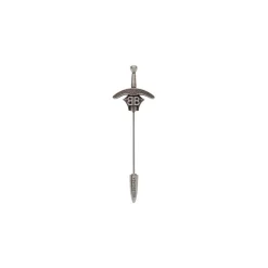 Goth Sword Brooch in Antique Silver