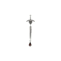 Goth Sword Earring in Silver