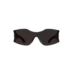 Hourglass Mask Sunglasses in Black