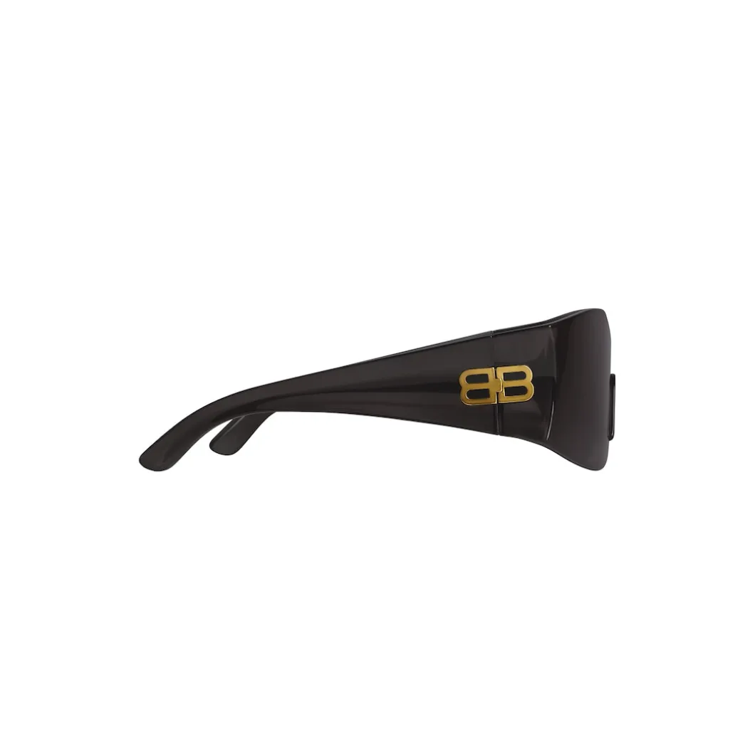 Hourglass Mask Sunglasses in Black