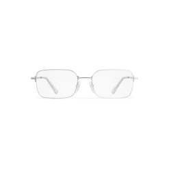 Invisible Rectangle Sunglasses in Silver
