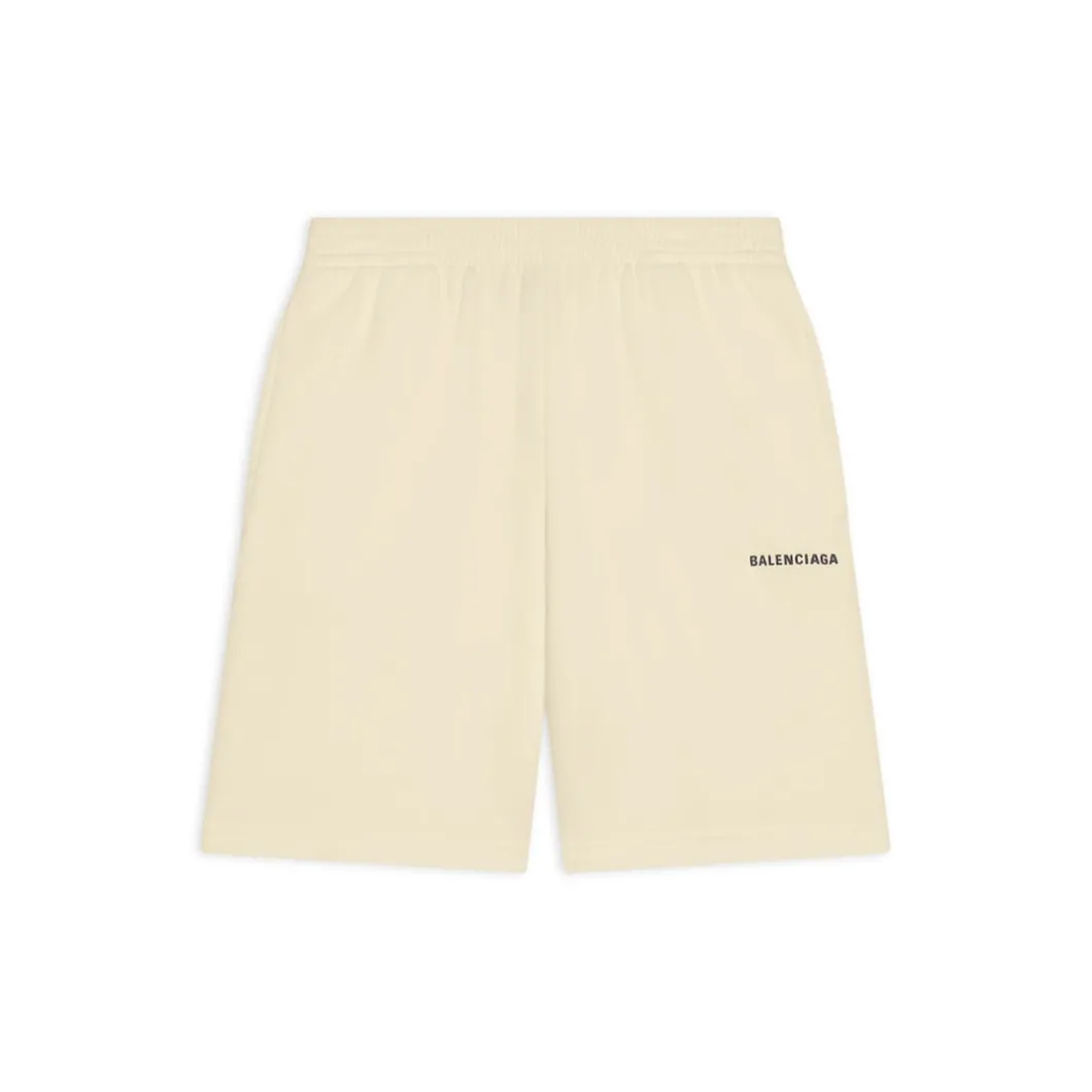 Kids - Balenciaga Jogging Shorts in Beige