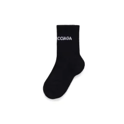 Kids - Balenciaga Tennis Socks in Black