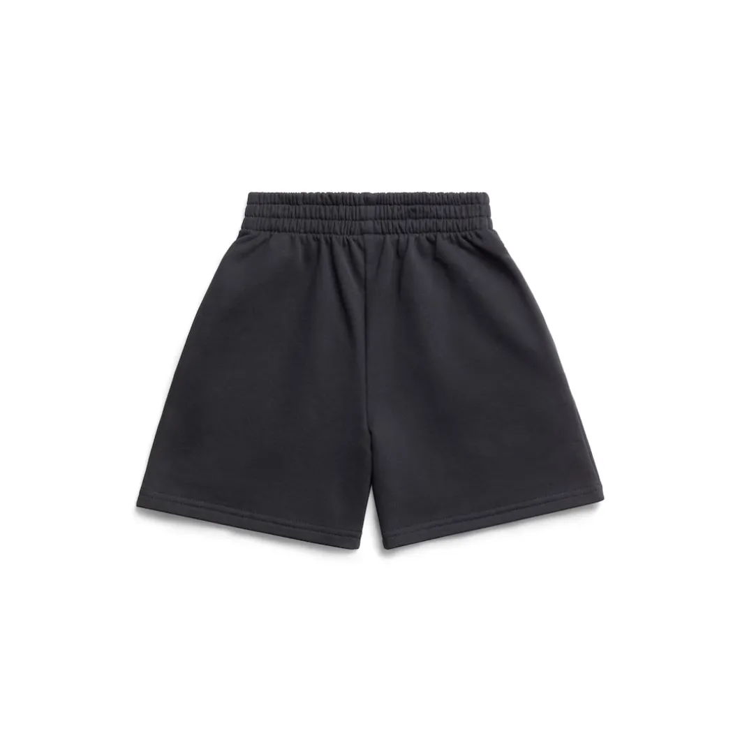 Kids - Jogging Shorts in Black Faded
