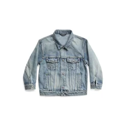 Kids - Political Campaign Oversized Jacket in Light Blue