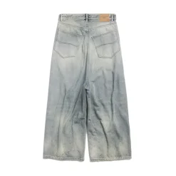 Low Crotch Pants in Light Blue