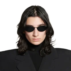 Malibu Round Sunglasses in Black