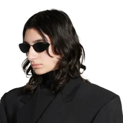 Malibu Round Sunglasses in Black